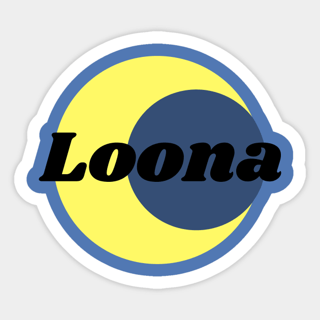 LOONA (Crescent Moon) Sticker by ShinyBat
